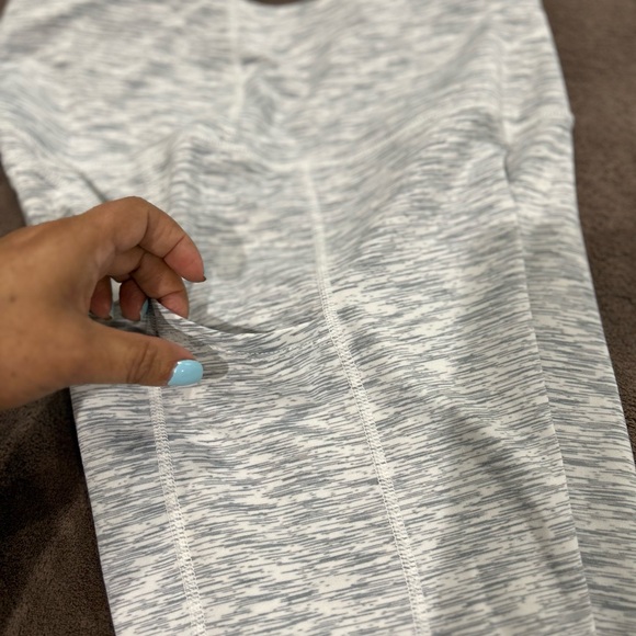 Leggings in white and Light Gray - Picture 6 of 8